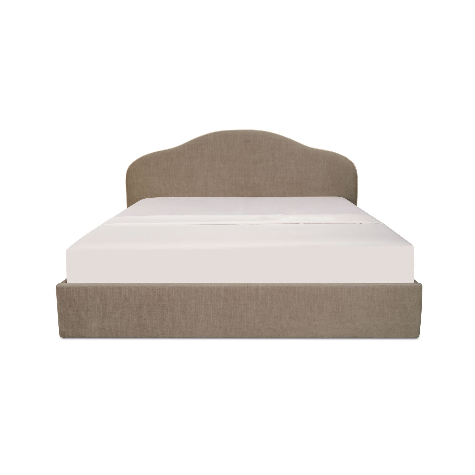 Maggie King Storage Bed Taupe - 1630Living