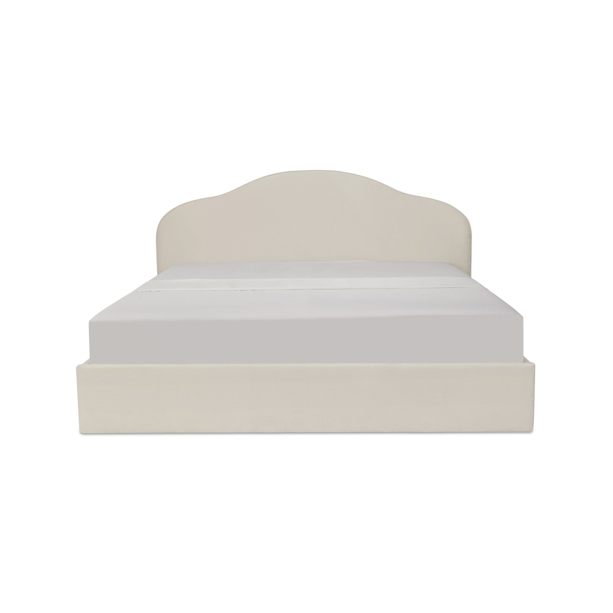 Maggie Queen Storage Bed Cream - 1630Living