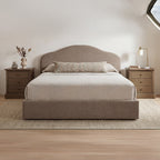 Maggie Queen Storage Bed Taupe - 1630Living