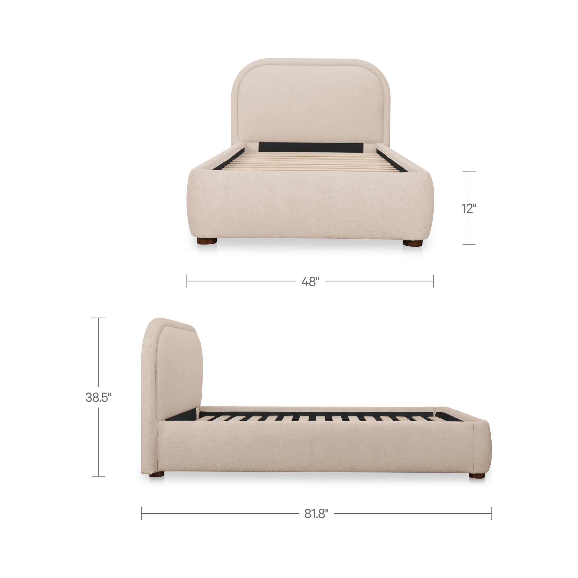Colin Twin Bed Light Brown - 1630Living