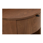 Theo 1 Drawer Nightstand Brown - 1630Living