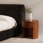 Theo 1 Drawer Nightstand Brown - 1630Living