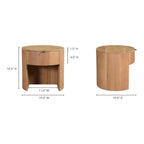 Theo 1 Drawer Nightstand Natural - 1630Living