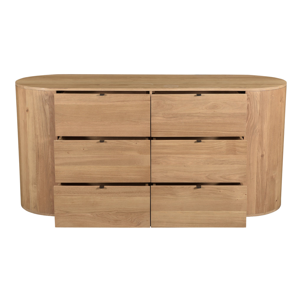Theo 6 Drawer Dresser Natural - 1630Living