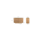 Theo 6 Drawer Dresser Natural - 1630Living