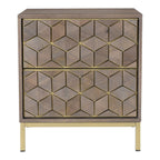 Corolla Nightstand Light Grey - 1630Living
