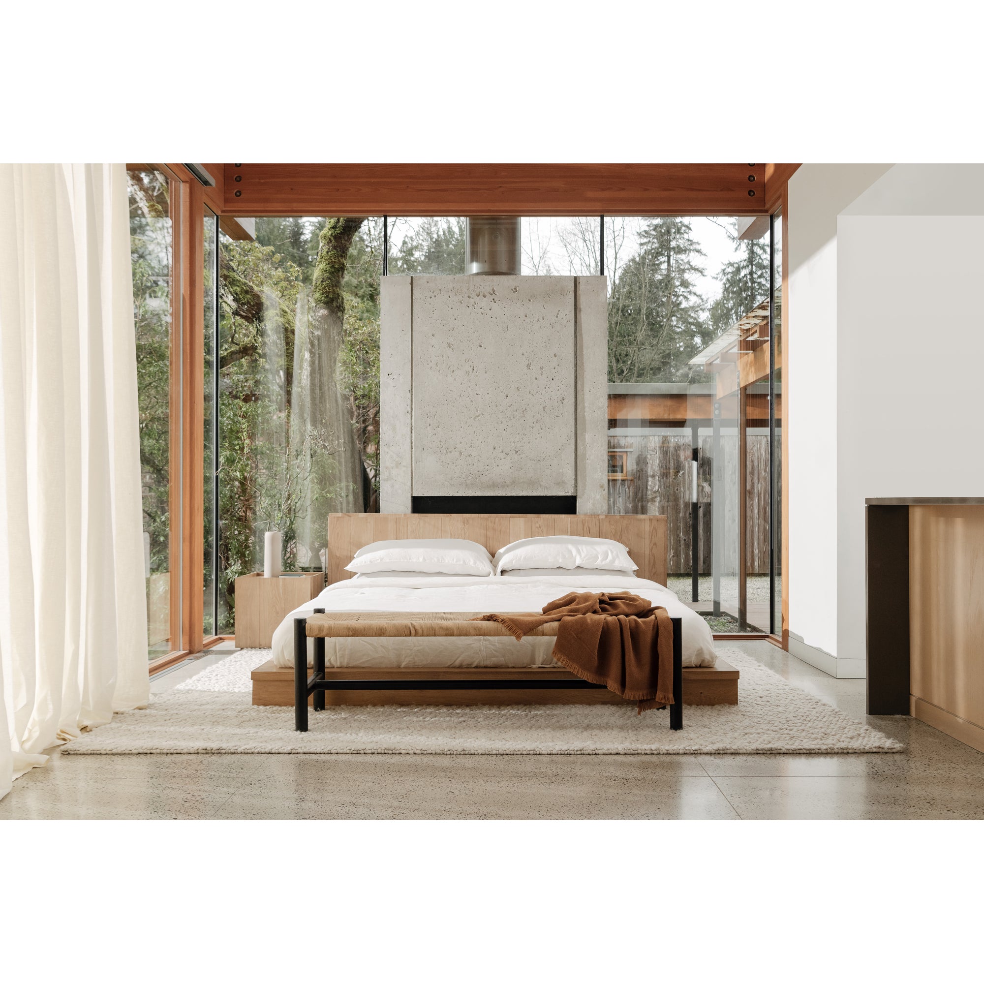 Plank Nightstand Natural - 1630Living