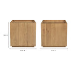 Plank Nightstand Natural - 1630Living