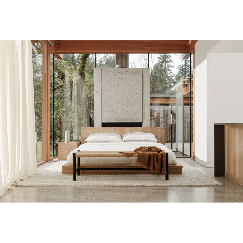 Plank King Bed - 1630Living