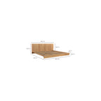 Plank King Bed - 1630Living