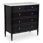 Eleanor 5 Drawer Chest Black - 1630Living