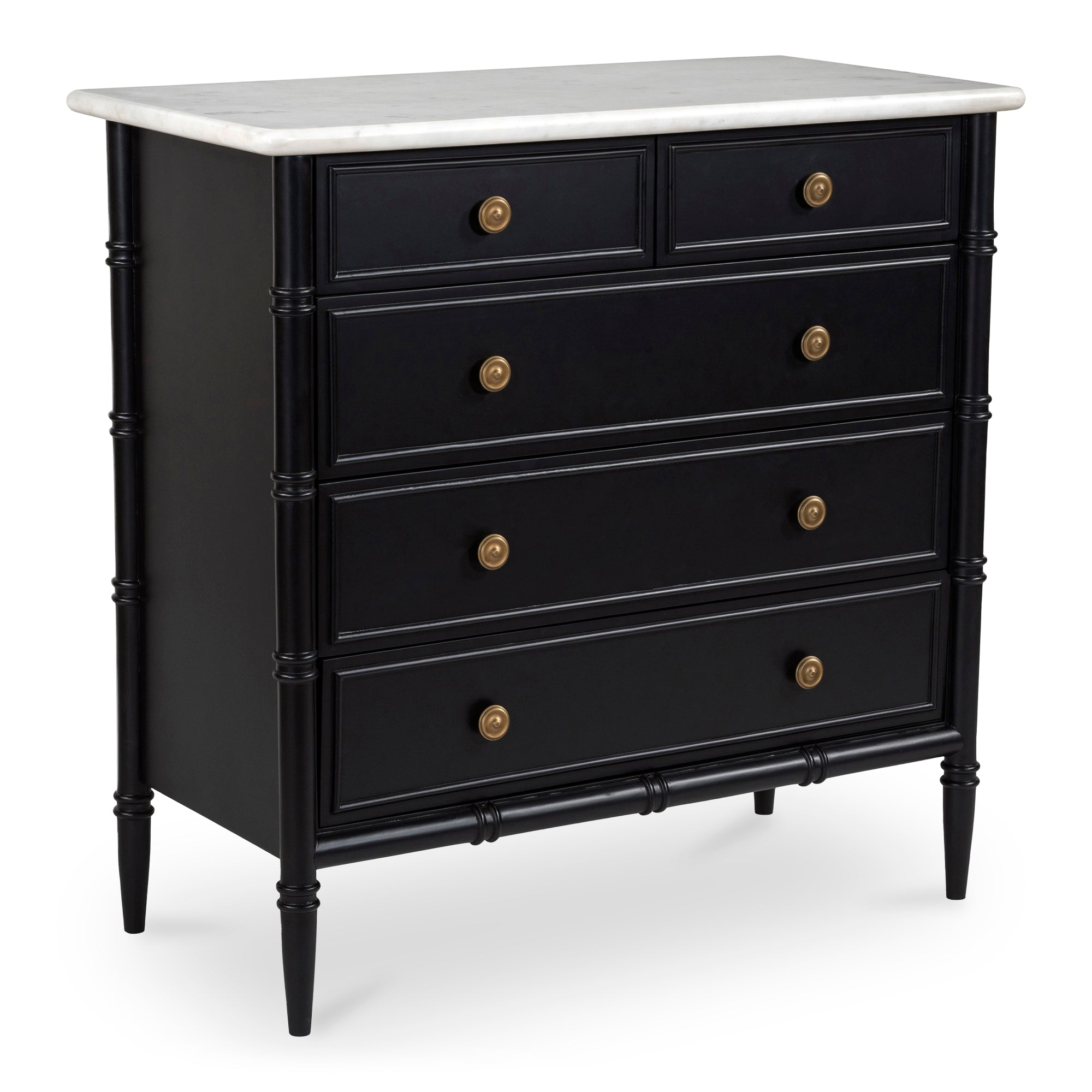 Eleanor 5 Drawer Chest Black - 1630Living