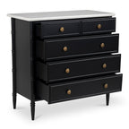 Eleanor 5 Drawer Chest Black - 1630Living