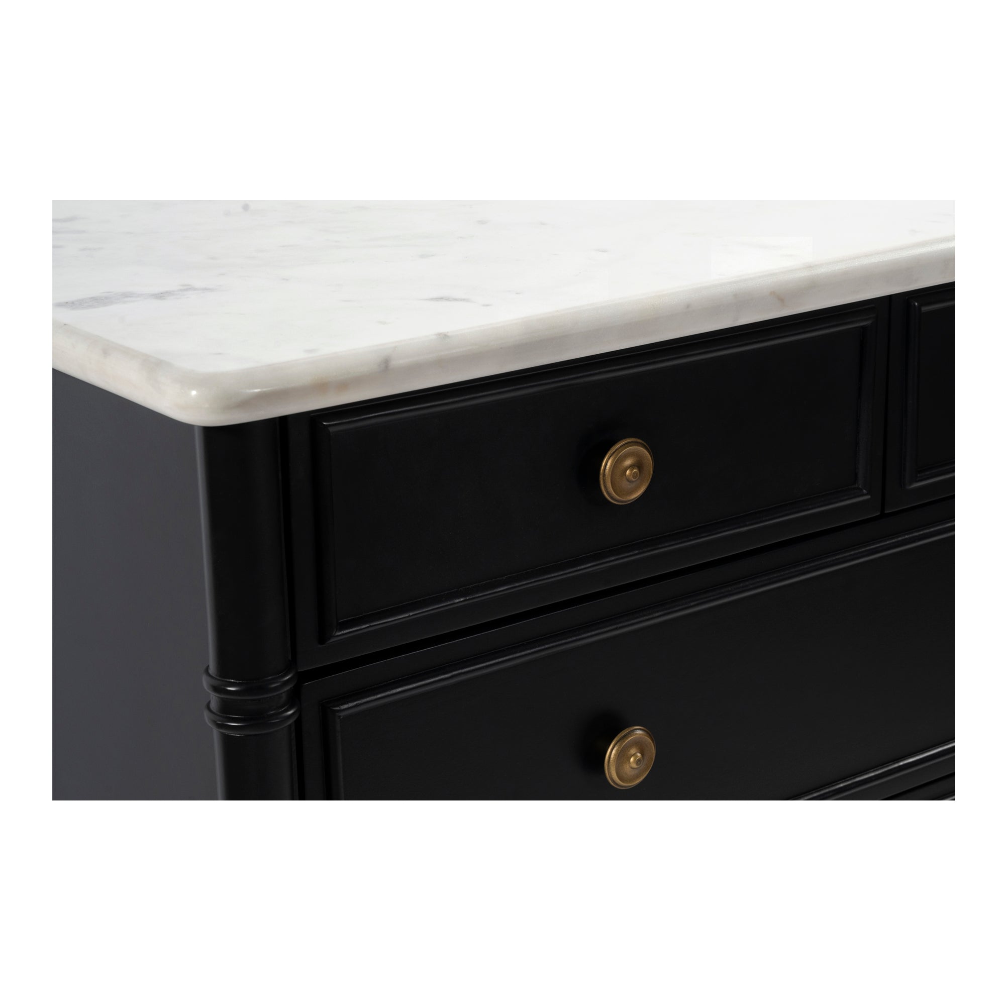 Eleanor 5 Drawer Chest Black - 1630Living