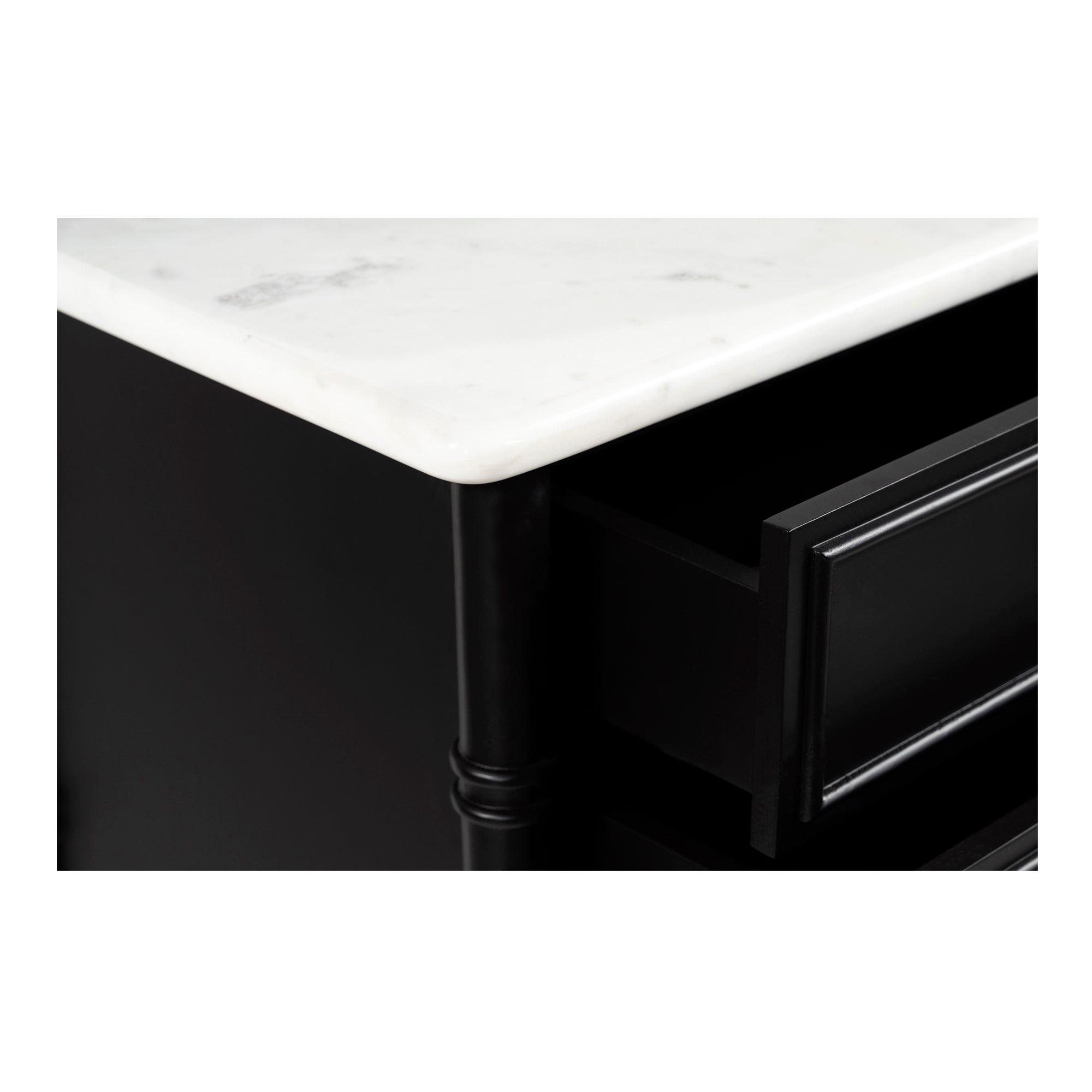 Eleanor 5 Drawer Chest Black - 1630Living