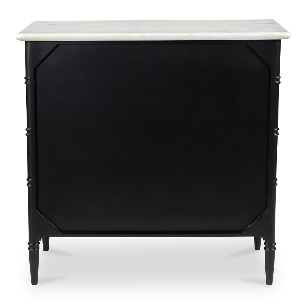 Eleanor 5 Drawer Chest Black - 1630Living