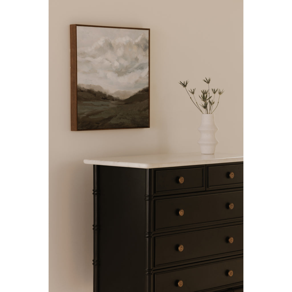 Eleanor 5 Drawer Chest Black - 1630Living