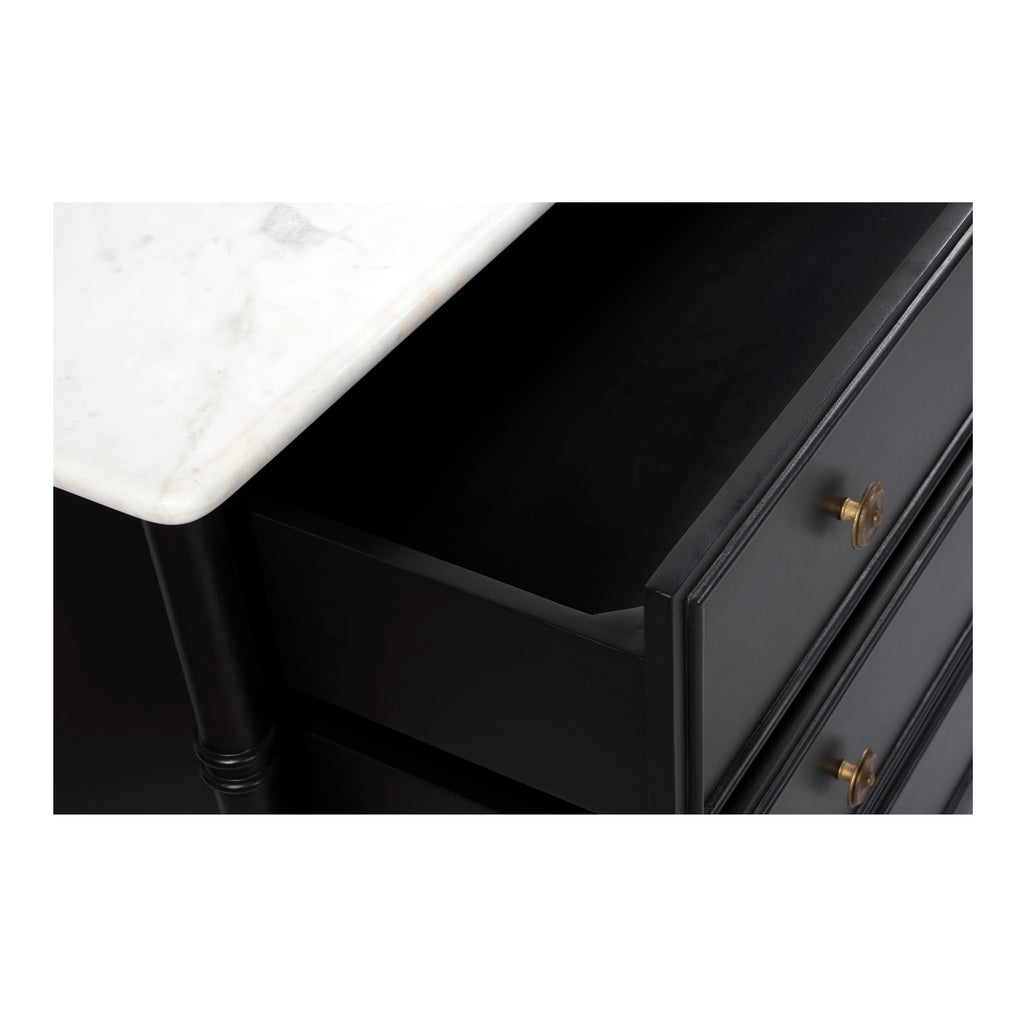 Eleanor 6 Drawer Dresser Black - 1630Living