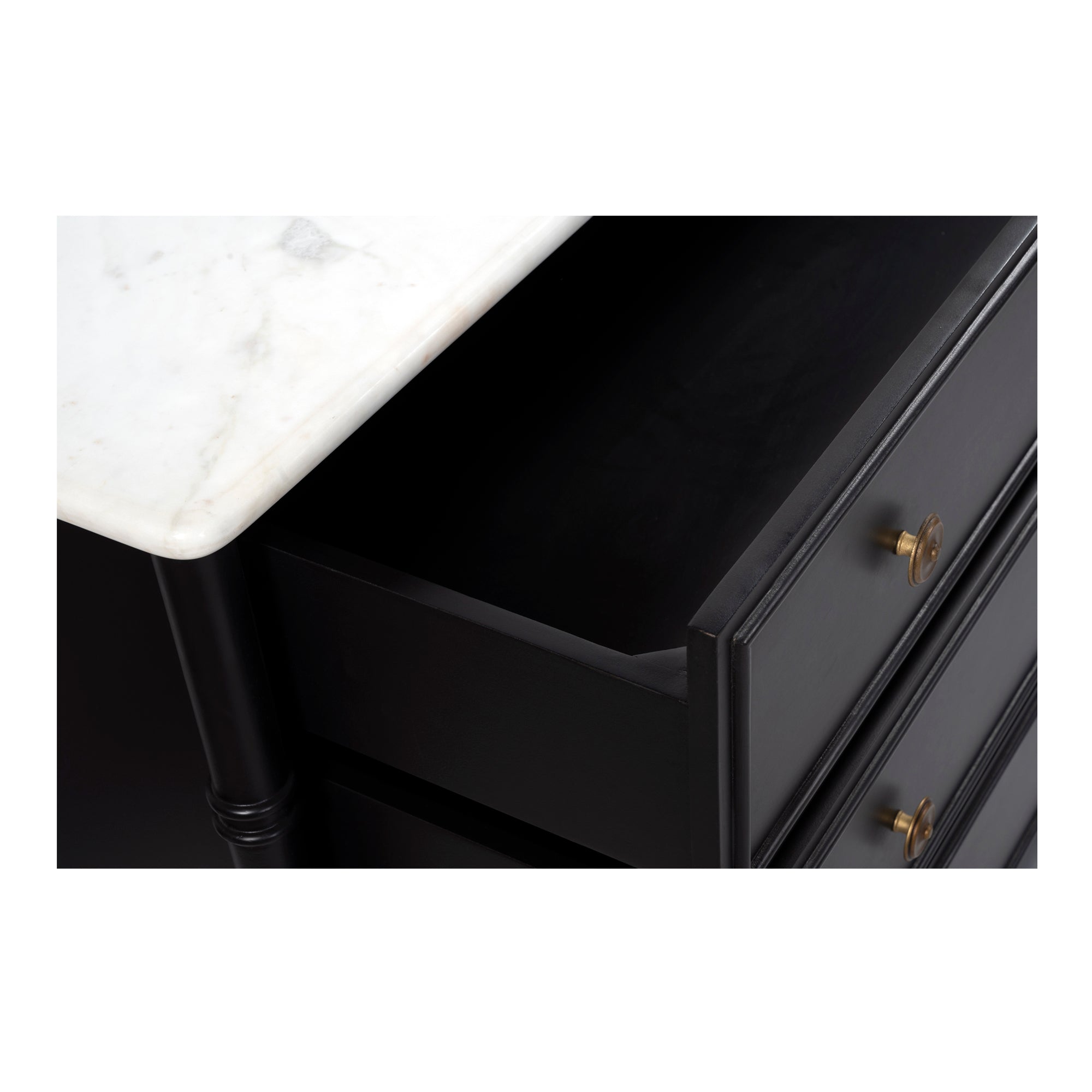 Eleanor 6 Drawer Dresser Black - 1630Living