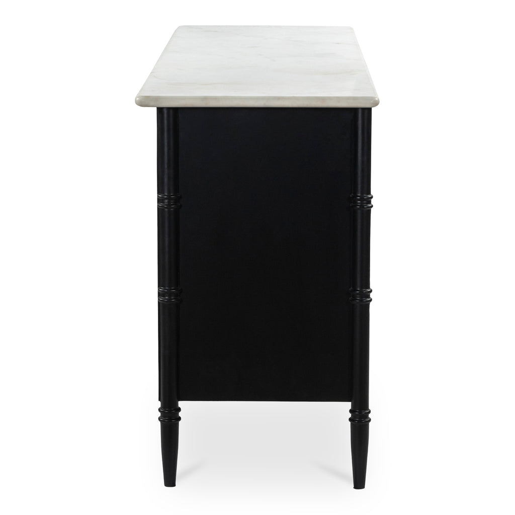 Eleanor 6 Drawer Dresser Black - 1630Living