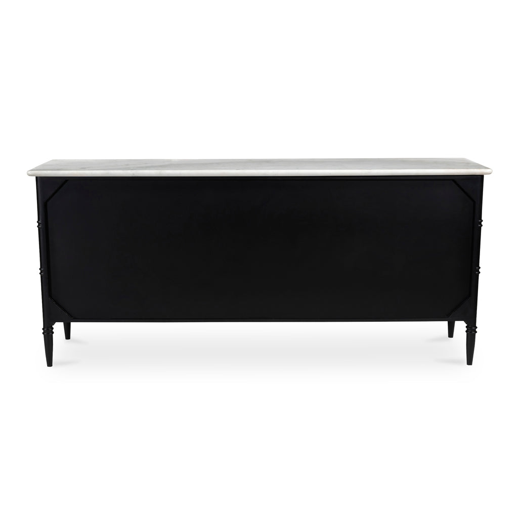 Eleanor 6 Drawer Dresser Black - 1630Living