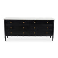 Eleanor 6 Drawer Dresser Black - 1630Living
