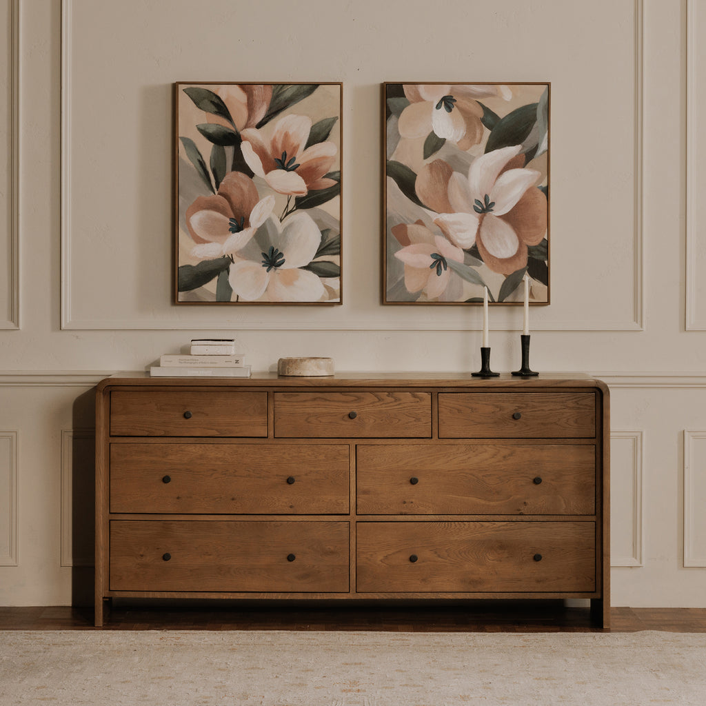 Riley 7 Drawer Dresser Oak - 1630Living