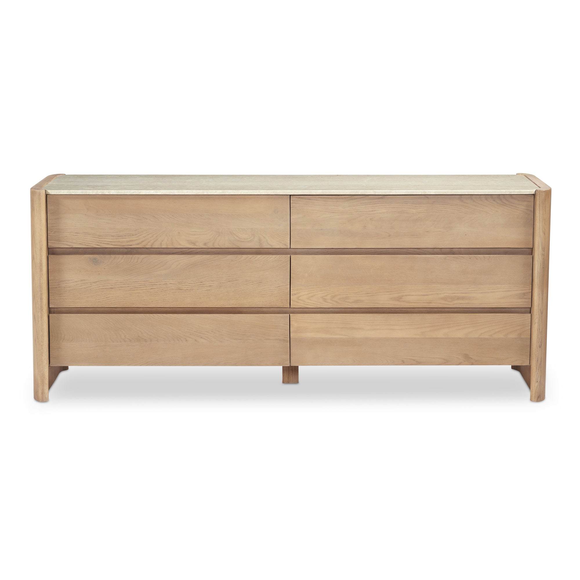 Lane 6 Drawer Dresser Natural - 1630Living