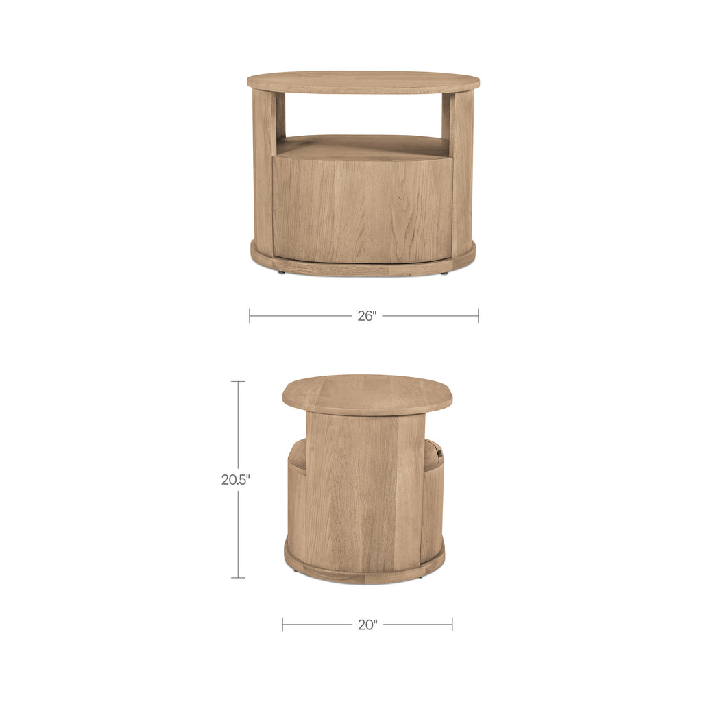 Tommy Nightstand Natural - 1630Living