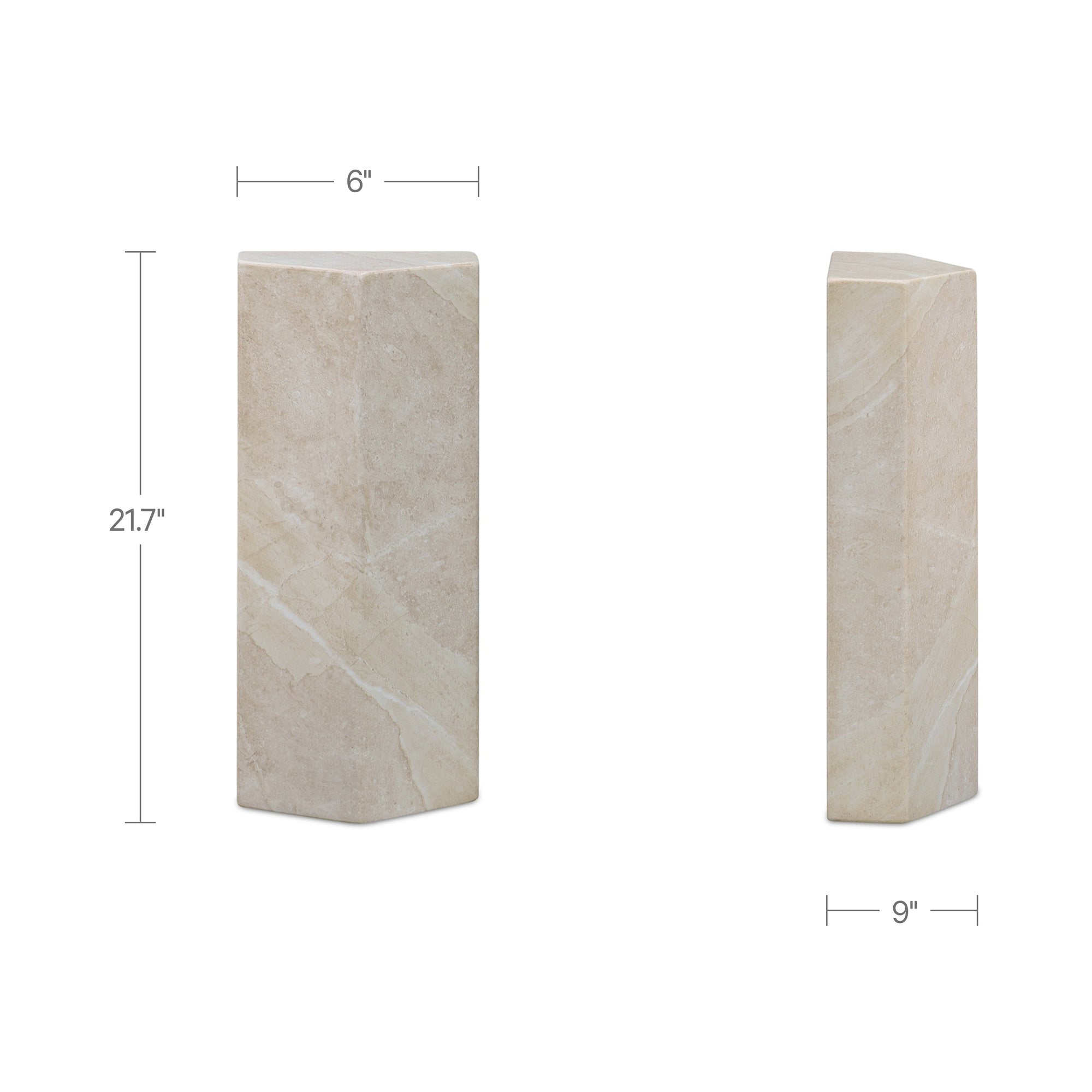Nix Outdoor Side Table Cream - 1630Living