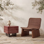 Farren Outdoor Side Table Brown - 1630Living