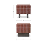 Farren Outdoor Side Table Brown - 1630Living