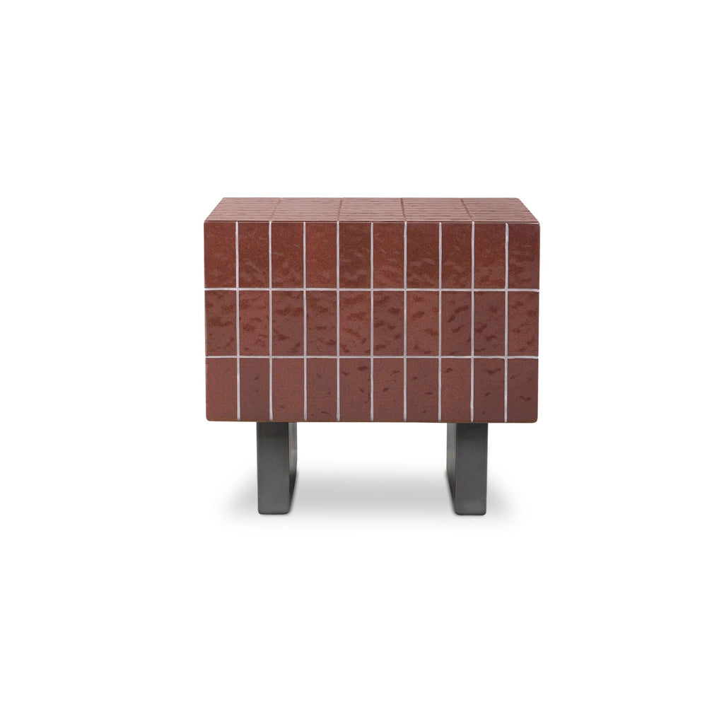 Farren Outdoor Side Table Brown - 1630Living