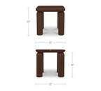 Barclay Outdoor Side Table Brown - 1630Living