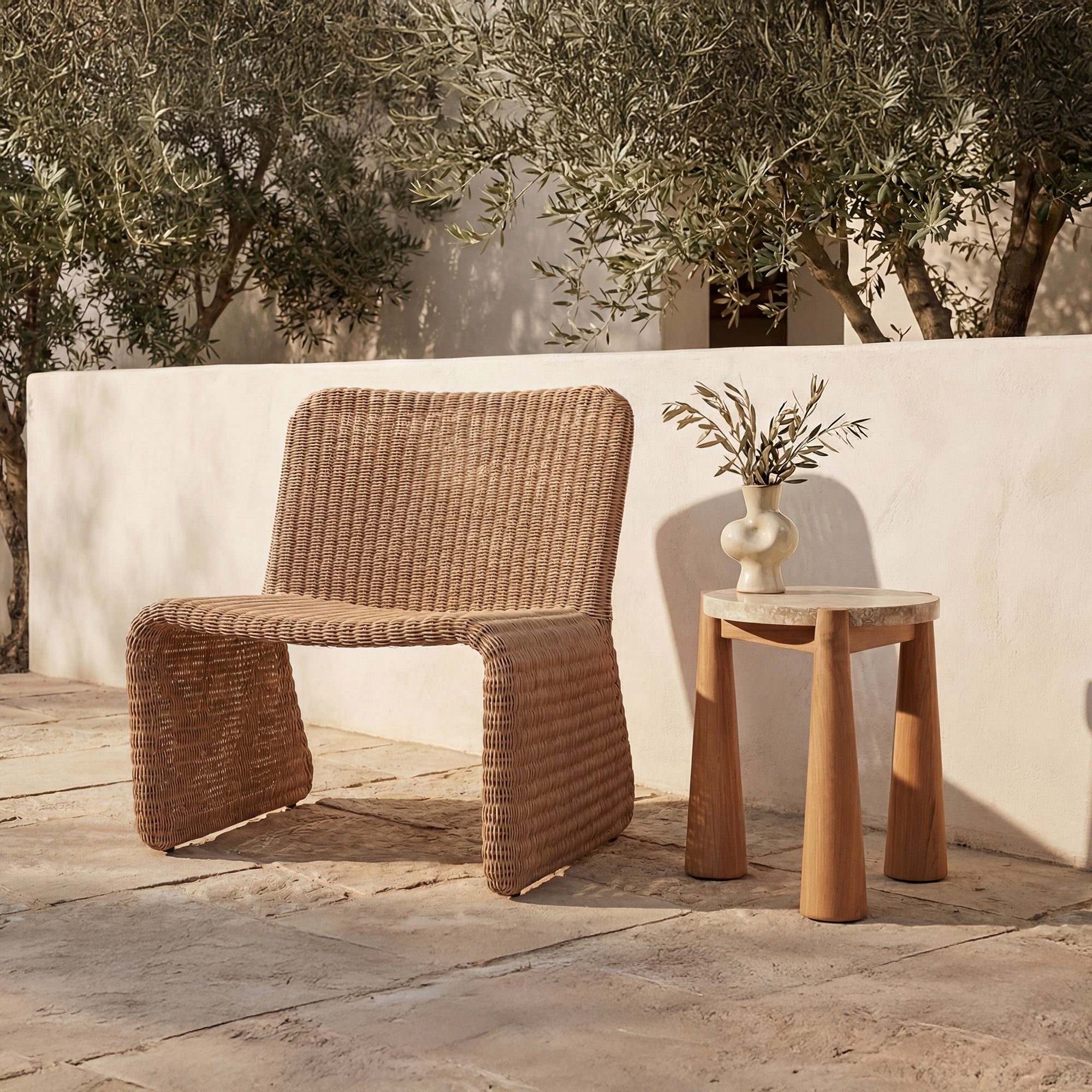 Pax Outdoor Side Table Natural - 1630Living