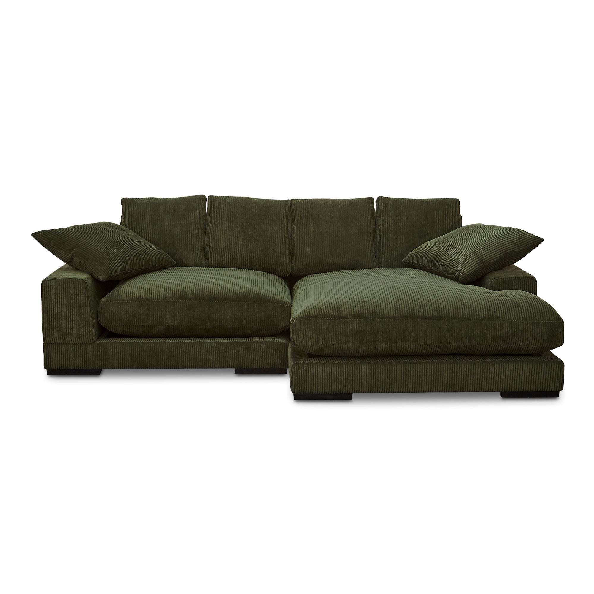Plunge Sectional Dark Green - 1630Living