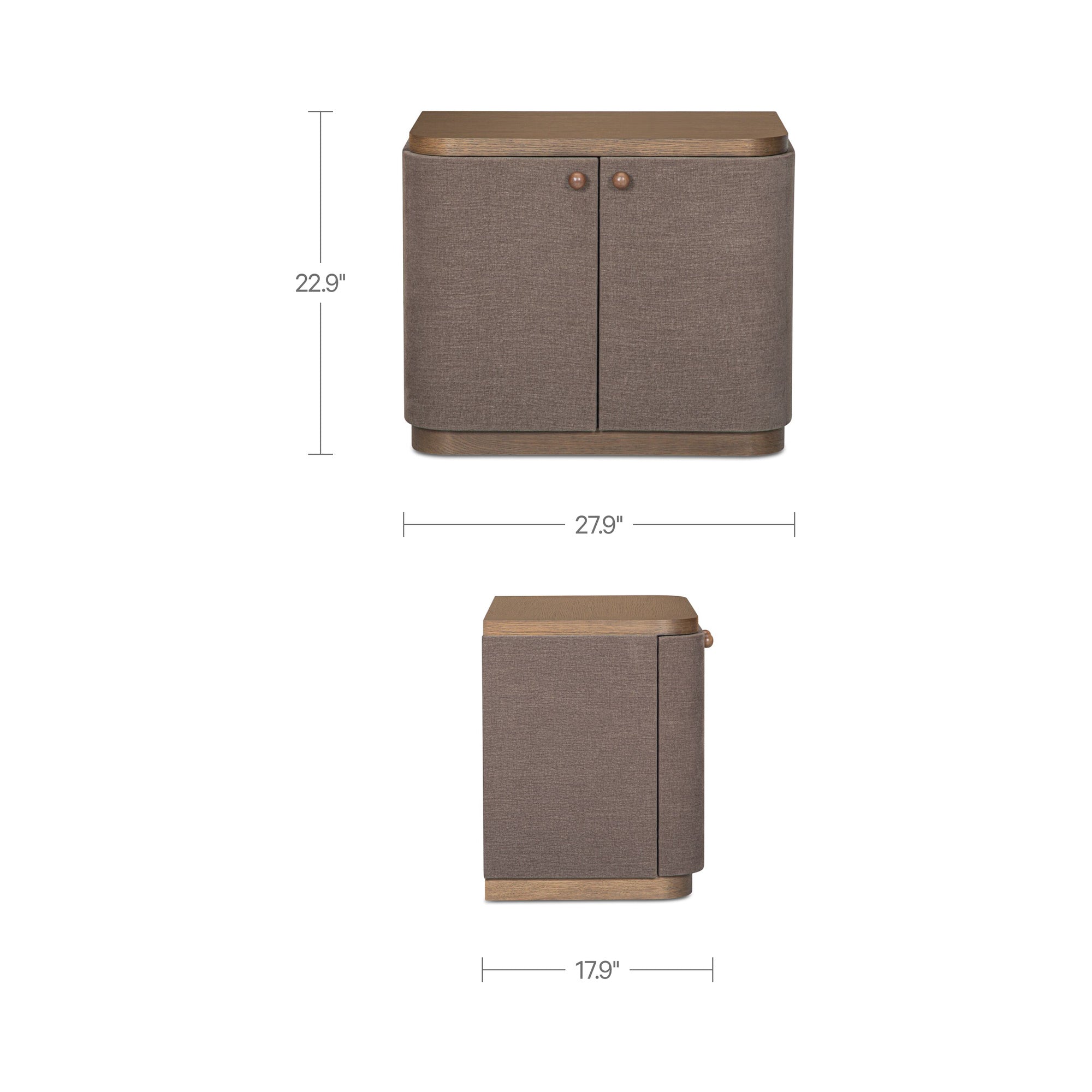 Simone Nightstand Brown - 1630Living