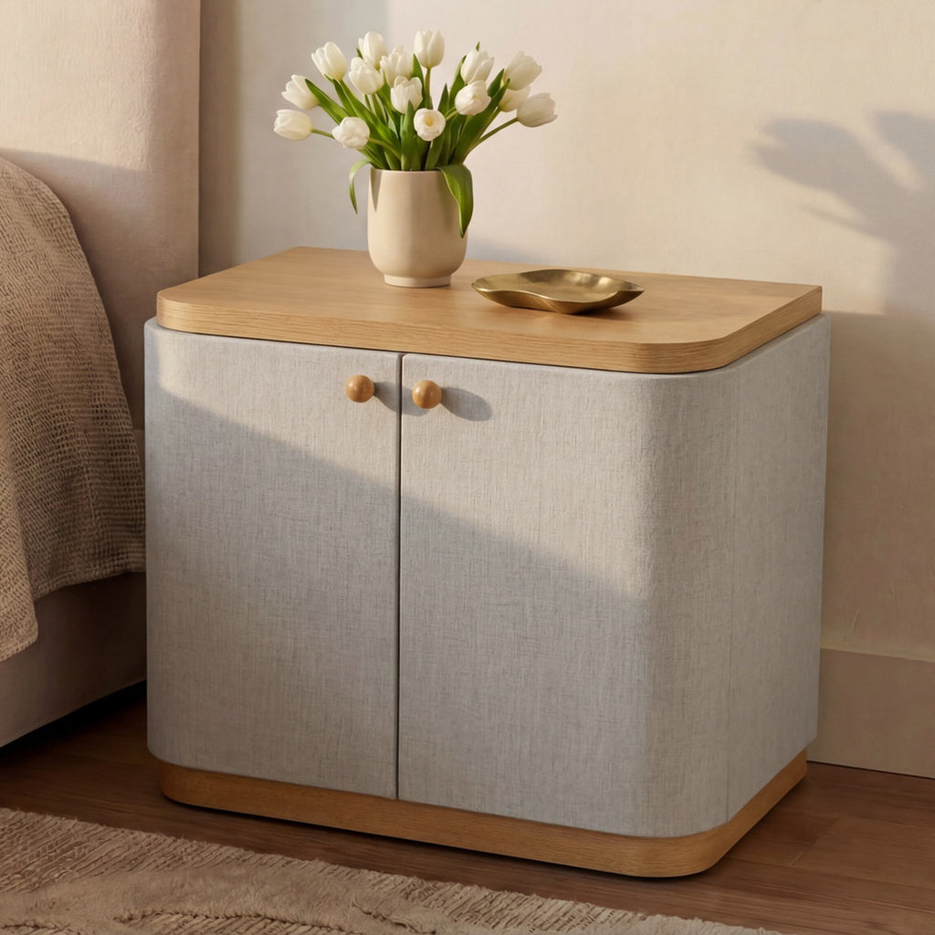 Simone Nightstand Cream - 1630Living
