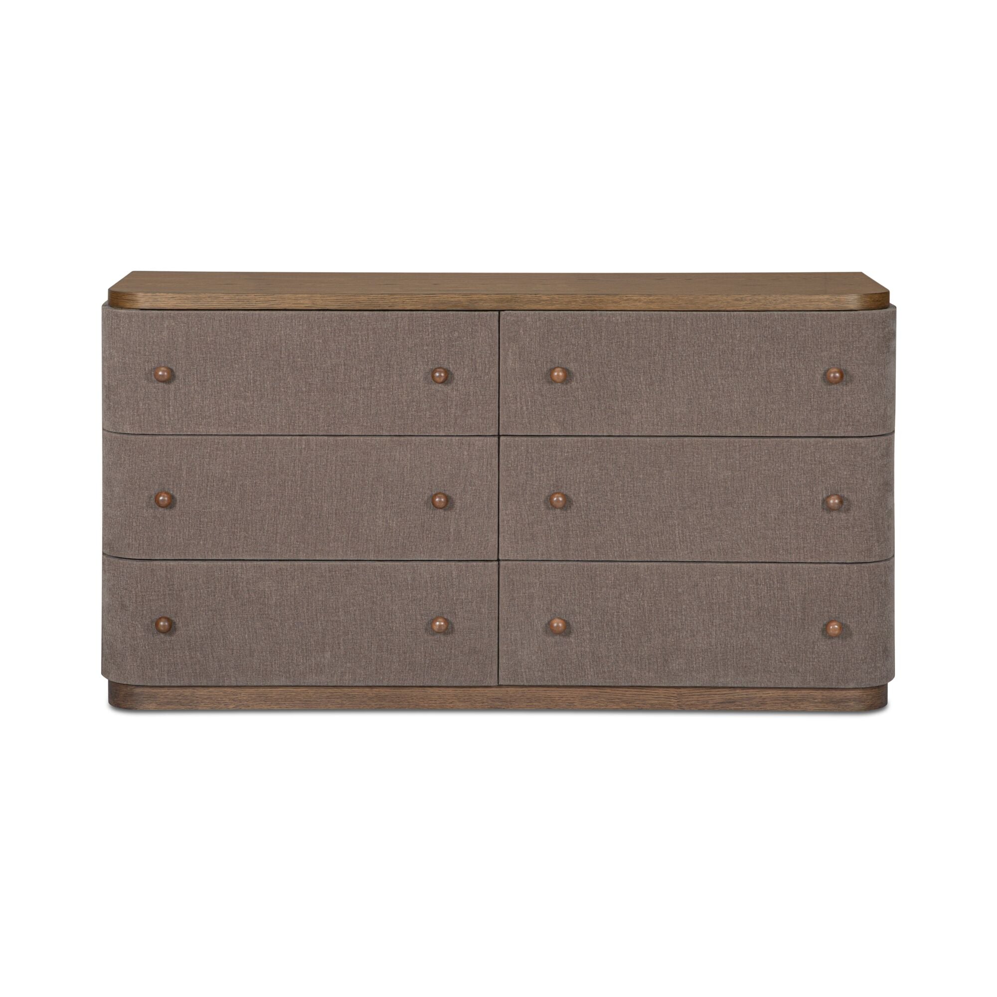 Simone 6 Drawer Dresser Brown - 1630Living