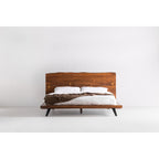 Madagascar King Platform Bed Brown - 1630Living