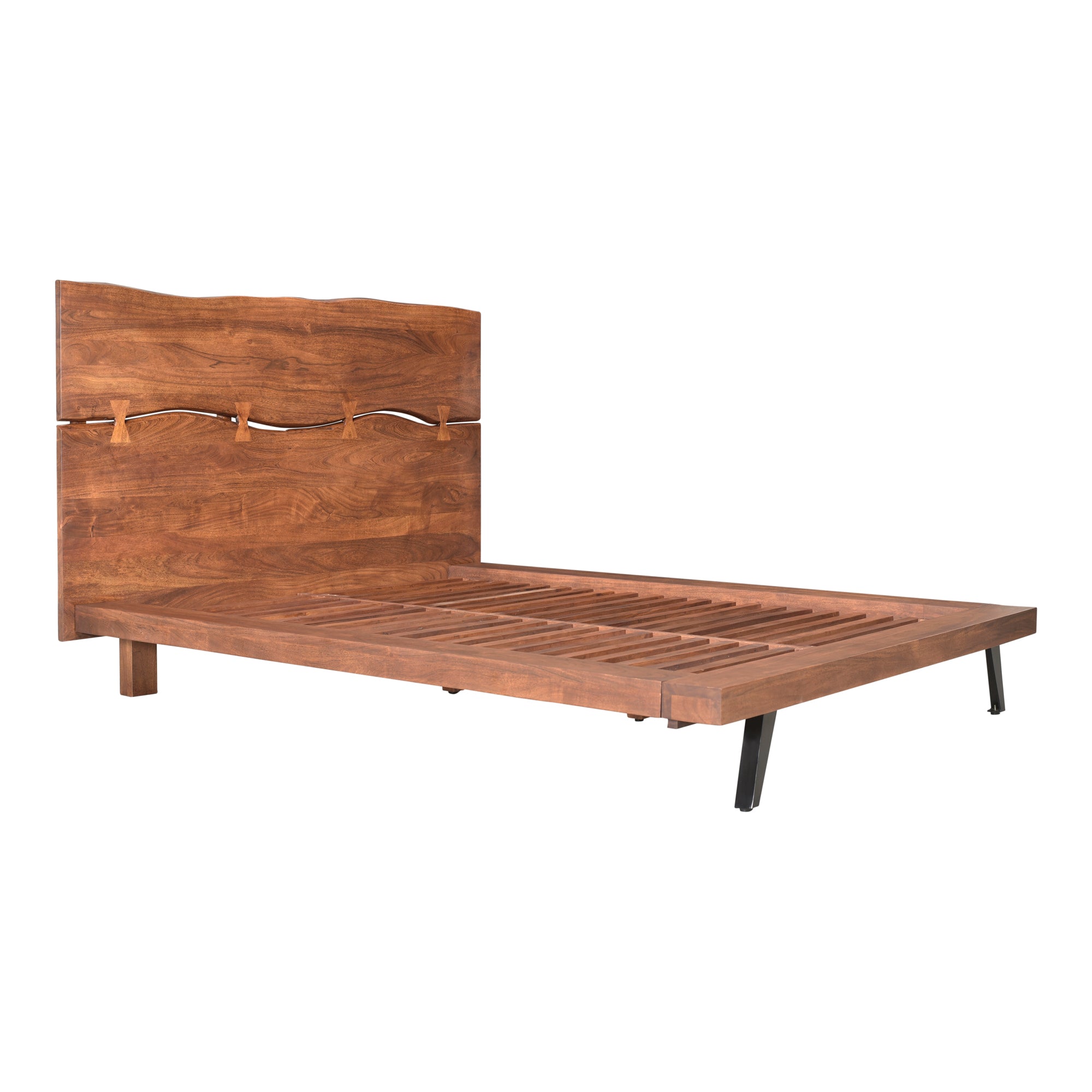 Madagascar King Platform Bed Brown - 1630Living