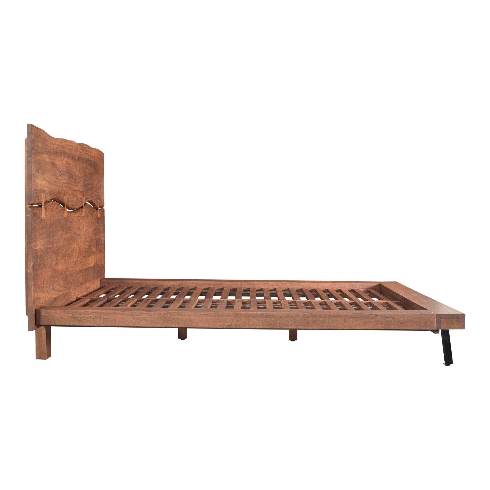 Madagascar King Platform Bed Brown - 1630Living