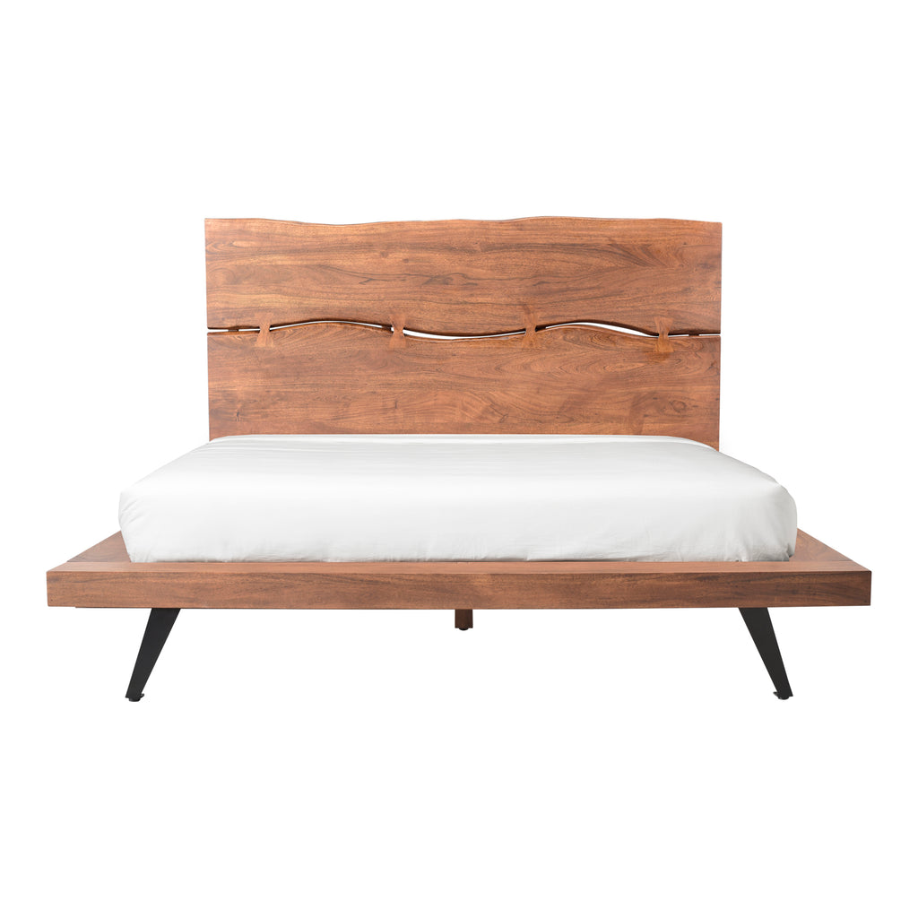 Madagascar King Platform Bed Brown - 1630Living