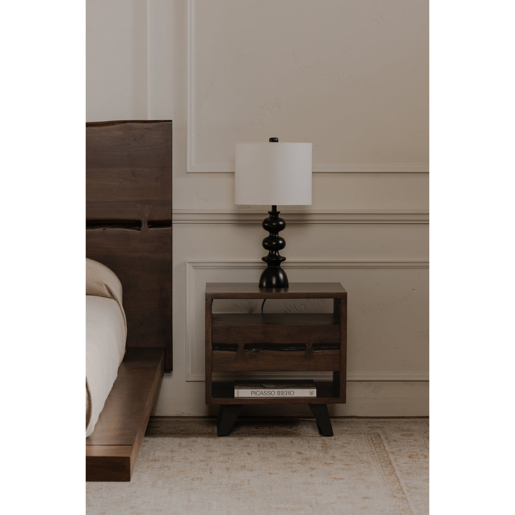 Madagascar Nightstand Dark Brown - 1630Living