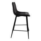 Alibi Counter Stool Matte Black - Set Of Two - 1630Living