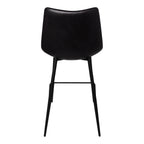 Alibi Counter Stool Matte Black - Set Of Two - 1630Living