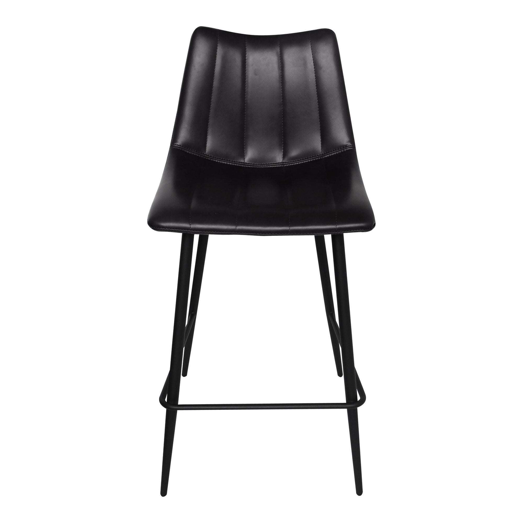 Alibi Counter Stool Matte Black - Set Of Two - 1630Living