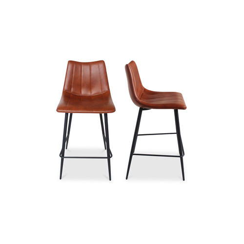 Alibi Counter Stool Brown - Set Of Two - 1630Living