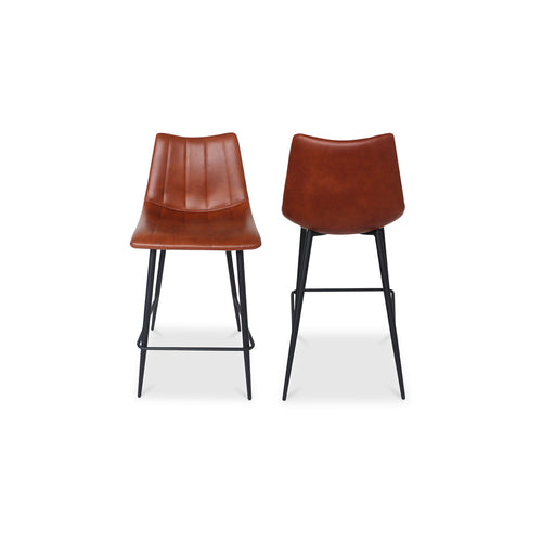 Alibi Counter Stool Brown - Set Of Two - 1630Living