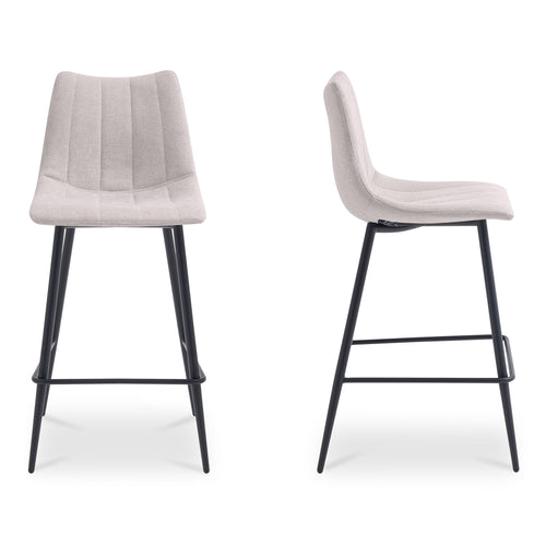 Alibi Counter Stool Beige - Set Of Two - 1630Living